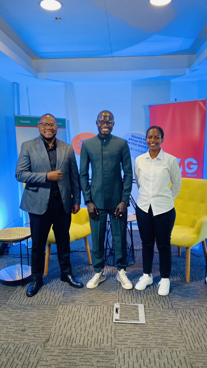 🇷🇼 Live from Kigali! Just wrapped an incredible interview with <a href="/EAMGtv/">East Africa Media Group</a>  at #YouthConnectSummit2024!
Dove deep into tech education, African talent development &amp; the future of digital skills in Africa. The energy here is electric! 🔋