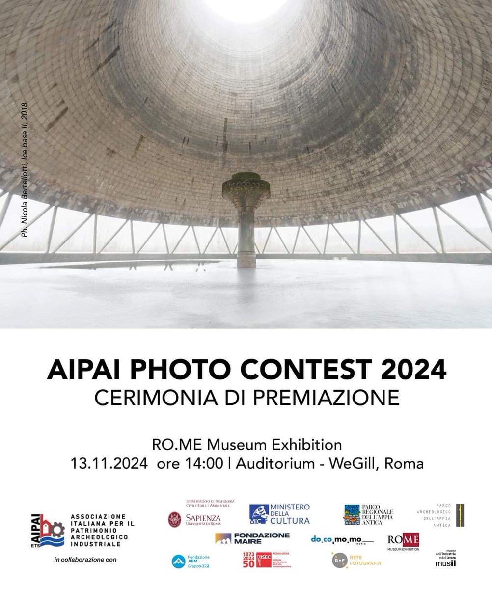 Docomomo_ITA's tweet image. #patrimonioindustriale
#industrialheritage
#architecture
#photography
#aipaiphotocontest2024
CERIMONIA DI CONSEGNA DEL PREMIO “AIPAI PHOTO CONTEST 2024”
13.11.2024 | 14:00
Auditorium WeGill
Largo Ascianghi 5, Roma
urly.it/312g2n
patrimonioindustriale.it
@rome_museum