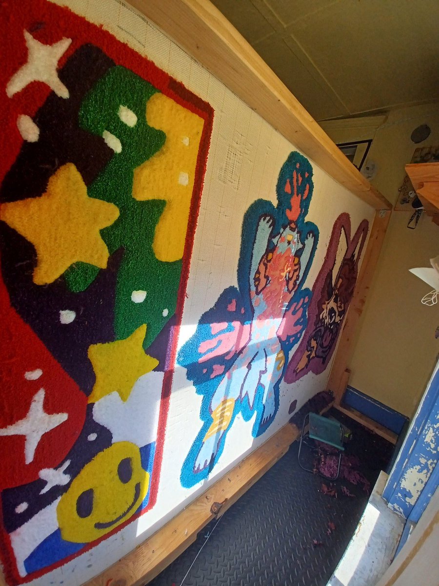 All these guys are ready to come off the frame and get their last bits of detail and backing 🥳🎊