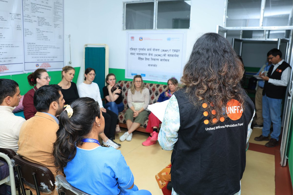 During disaster, protection services are a lifeline for GBV Survivors. The delegation has an insightful exchange with the staff of OCMC, supported by <a href="/UKinNepal/">UK in Nepal 🇬🇧🇳🇵</a> #JRAP appreciating the center for ensuring essential care—counseling, health kits &amp; safe spaces—to those most in need.