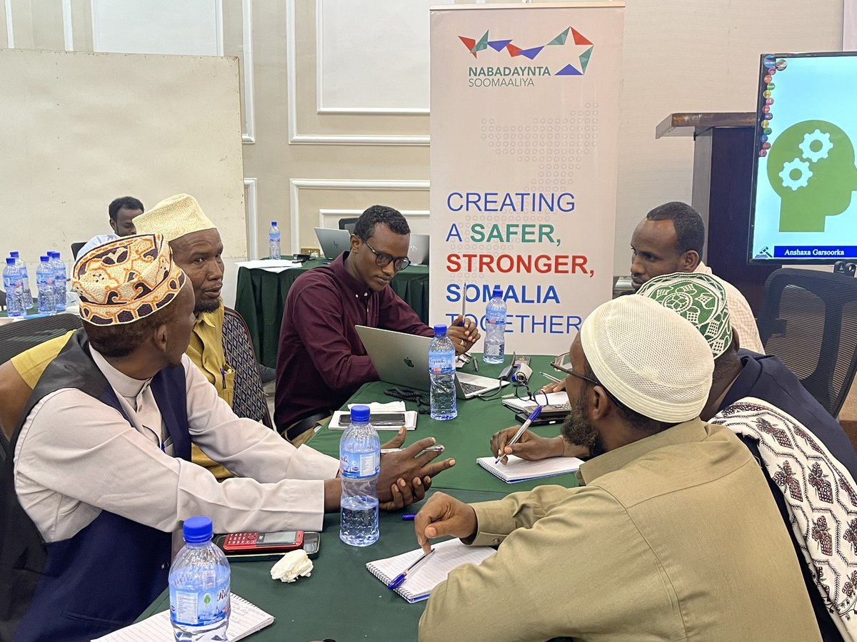 qadarhk's tweet photo. The first day of training @Nabadaynta is supporting the induction training for the new judges and prosecutors in Jubaland,the training will continue in the coming 10 days with @SomaliaJti 

@IOM_Somalia @UKinSomalia @EU_in_ https://t.co/He62LVIjWe