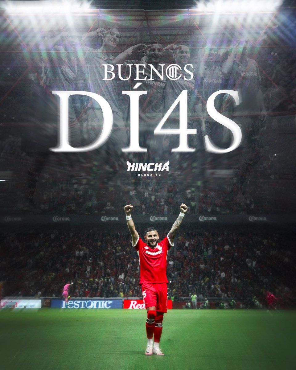 HinchaTolucaFC's tweet photo. 𝐁𝐔𝐄𝐍𝐎𝐒 𝐃𝐈́4️⃣𝐒𝐒𝐒𝐒

Solo a los que su equipo ganó ayer 😮‍💨👹 

#SomosDiablos #DiablosTwiteros #ElRojoesTodo #TolucaFC https://t.co/YlxAeF3LjP