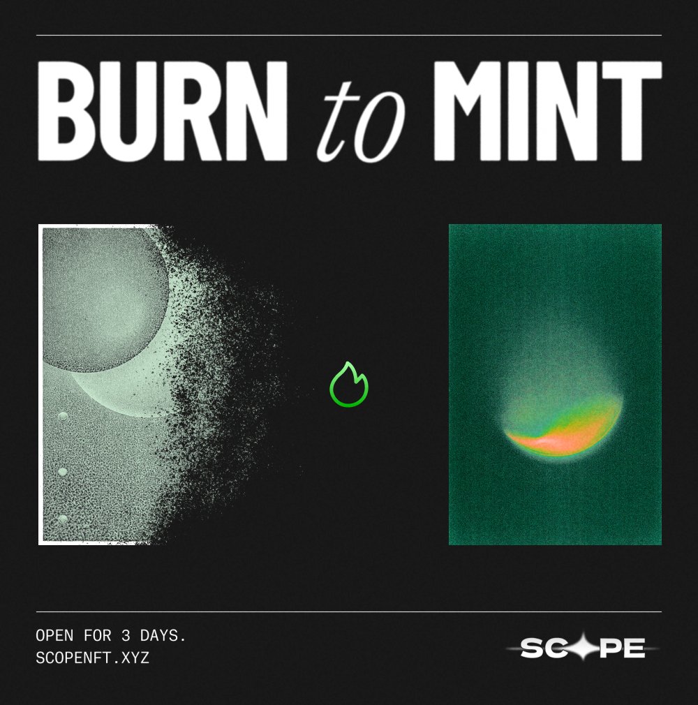 EclipseFND's tweet photo. 24 hours left for you to bridge your "Anticipation (of a future event)" NFT at https://t.co/0VK0ZPT9ke.

Burn the NFT to submit your Eclipse address for whitelist. In a few days, mint to reveal the final dynamic artwork based on the phases of the solar eclipse. https://t.co/77YPSNjgZh