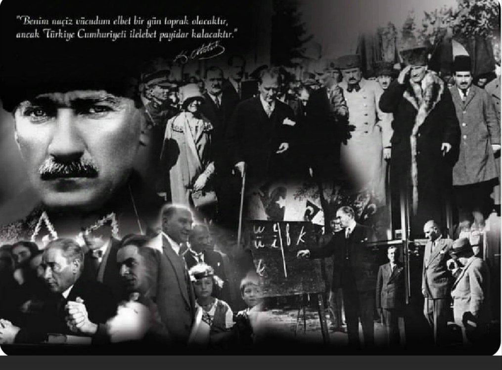 Nur içinde yat Atam, mekanın cennet olsun. İzindeyiz.. 
#10Kasım