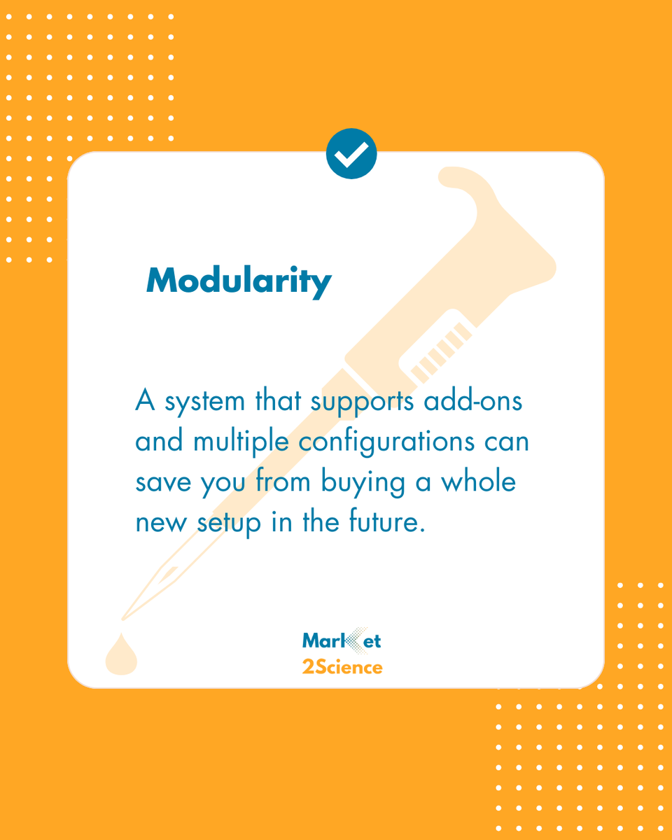 In today’s fast-paced research world, your lab equipment needs to do more than just keep up—it needs to set you up for the future. Integration,  scalability, and modularity are more than buzzwords—they’re investments in your lab’s growth.
market2science.com
#LabAutomation