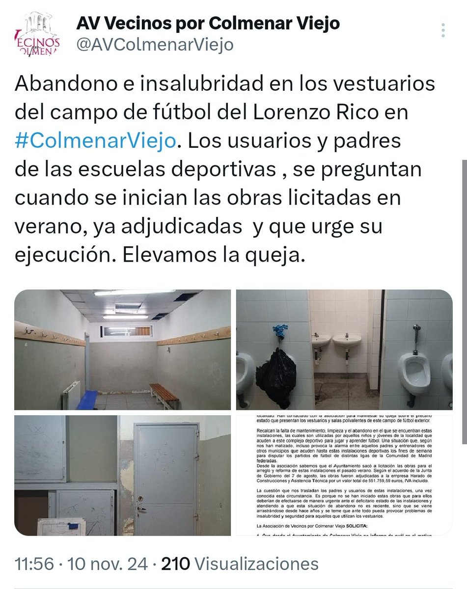 #TresCantos vs #ColmenarViejo
Abismales diferencias entre asociaciones de vecinos...
Unos luchan y denuncian por los derechos de los vecinos contribuyentes otros siguen de sarao en sarao sacando pasta para sus chiringuitos... 
<a href="/AVColmenarViejo/">AV Vecinos por Colmenar Viejo</a>
<a href="/AVVTresCantos/">A.VV. Tres Cantos</a>
