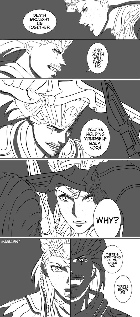 Manga panels of Aloy vs Nil
#HorizonZeroDawn #BeyondTheHorizon