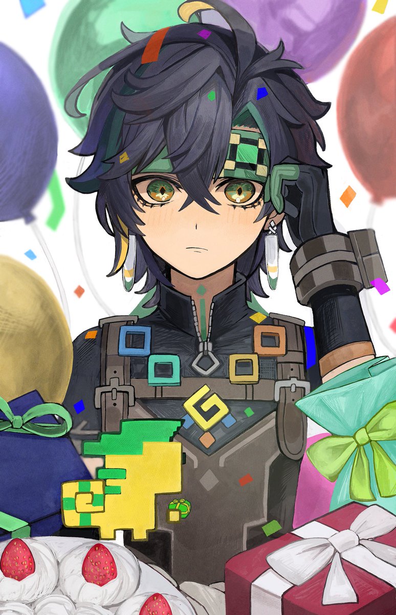 「誕生日おめでとう！」
#キィニチ生誕祭2024
#キィニチ  #kinich