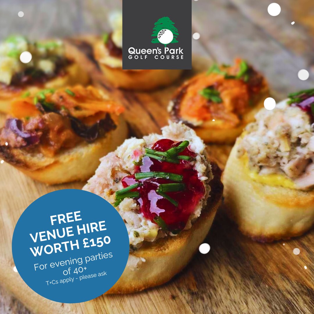 There's still time to book your Christmas get-together at Queen's Park. And with FREE venue hire for Christmas parties of 40+ catered guests, what's not to love?!

T + Cs apply

#Bournemouth #ChristmasParty #SpecialOffer #VenueHire