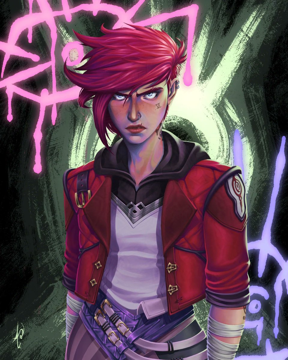 - Vi -

This one has been a long time coming, And I'm very very proud of it 💜 I am so ready to start season 2 now!!

#Arcane #ArcaneFanart #ViFanart #LeagueOfLegendsFanArt