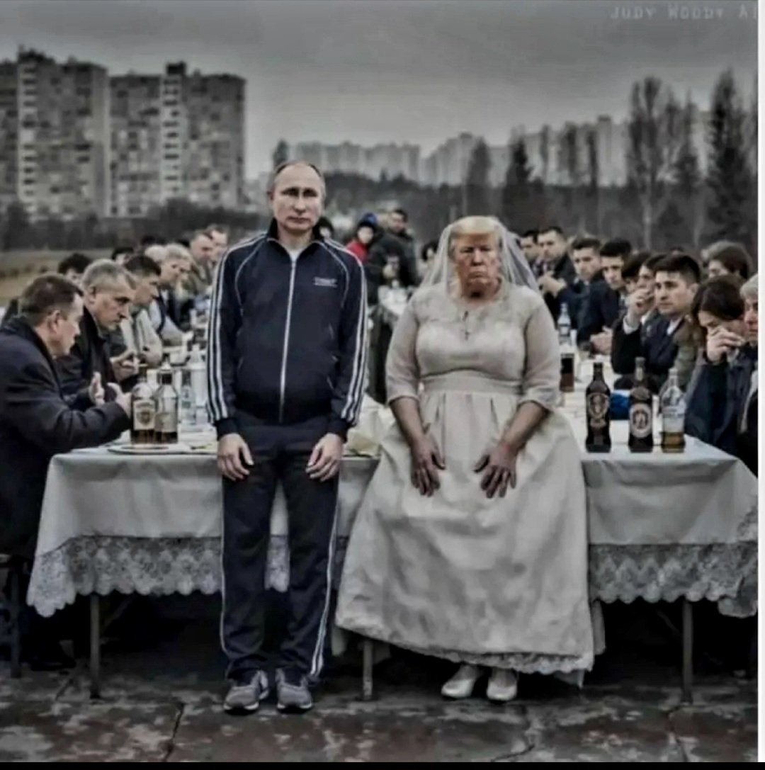 Van1953's tweet photo. Mr &amp; Mrs Putin plus maid of honor https://t.co/7YqPCHqMel