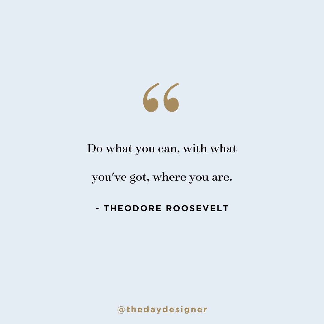 TheDayDesigner's tweet photo. We all start somewhere. β¨ Embrace where you are and grow with what youβve got!
P.S. Our 20% off planner sale ends soon π«
#daydesigner #quoteoftheday #manifestation #startnow #inspiration https://t.co/wgyVQfQxH4