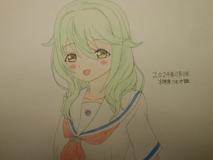 11月11日:時津風の艦長・平穏無事を好むという榊原つむぎたん(つーちゃん)、誕生日おめでとうございますー。#榊原つむぎ生誕祭2024#はいふり 