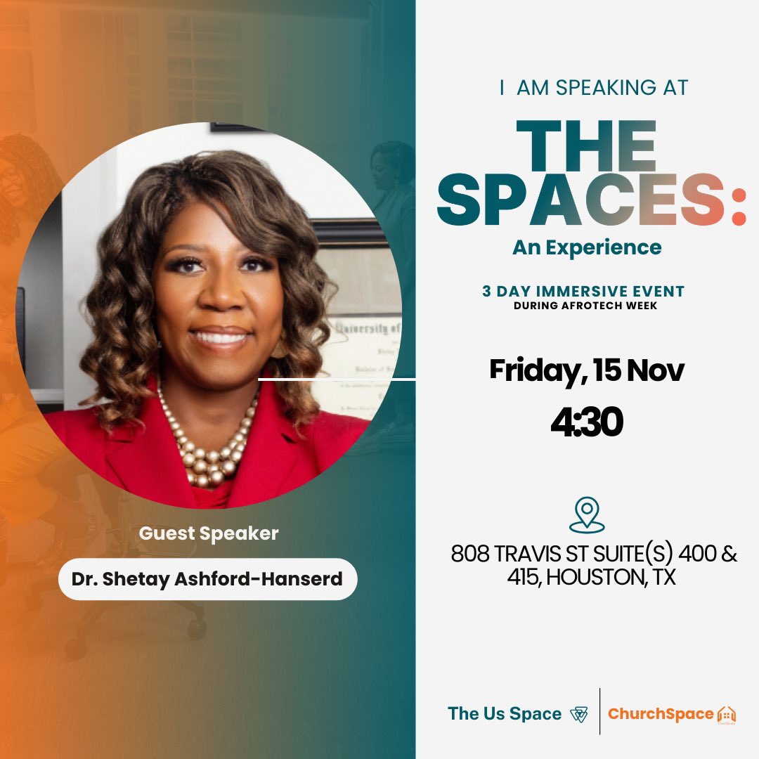 Dr. Shetay Ashford-Hanserd, PhD tweet media