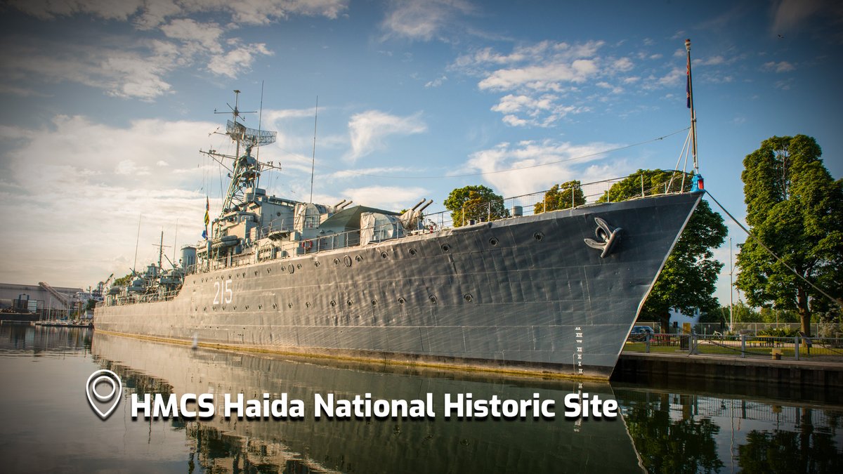 RoyalCanNavy's tweet photo. The last Tribal Class Destroyer in the world, #HMCSHaida now rests in Hamilton as a museum ship, a @ParksCanada National Historic Site. The grandson of a Veteran who served on the ship took the leadership of #HMCSHarryDeWolf for a tour.
https://t.co/pRTdQ4KkXG https://t.co/S89qbnl2UI