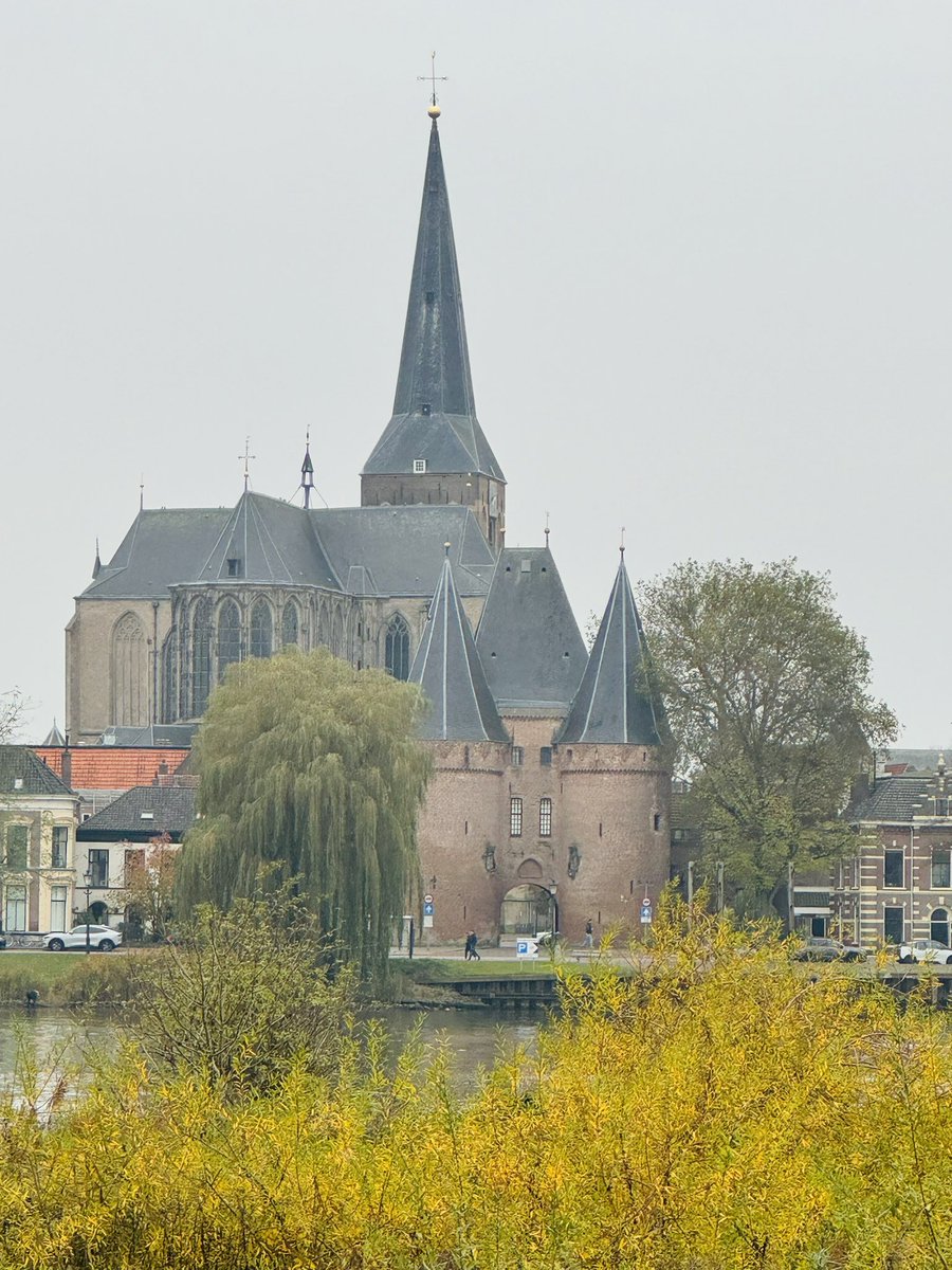 scherders_l's tweet photo. Omdat ik morgen in Kampen moest zijn, een etappe van het #hanzestedenpad gelopen. Van #Zwolle naar #Kampen onder een dik wolkendek gelopen, start Zwolle is mooi, laatste stuk Kampen Top. Ertussen saai, over een langgerekt fietspad. https://t.co/OHHRB5Kjzt