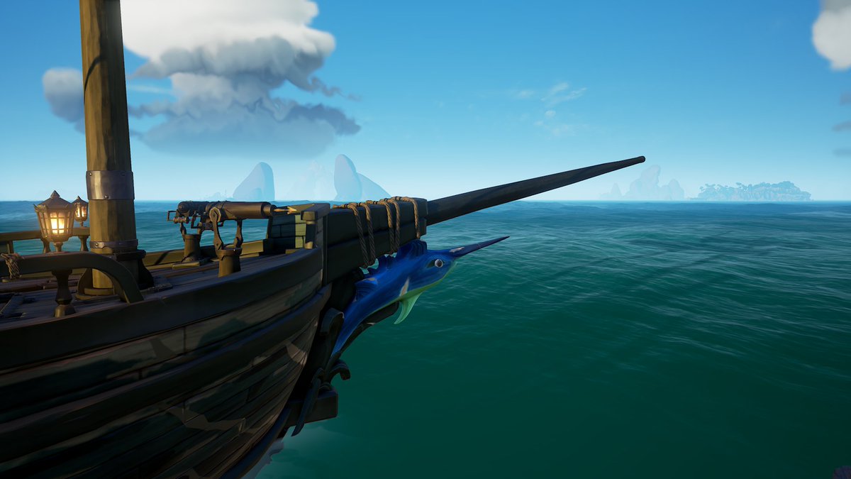 Right, we're escaping to international waters. Or whatever jurisdiction the Sea of Thieves falls under! We'll be under the laws of ghosts and skeletons at 11 AM EST/8 AM PST (4 PM GMT), but we'll be mostly spending the time going fishing.

twitch.tv/dkvine