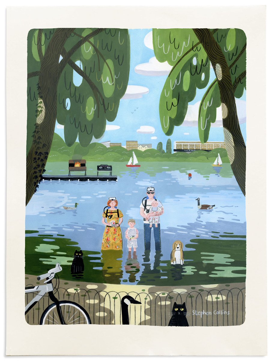 stephen_collins's tweet image. I still have a **last few** portrait commission booking slots before Christmas - enquiry link in bio
My portraits are a 2-3 week process of coming up with a nice idea to encapsulate your family and life. A unique Christmas present to keep for a lifetime