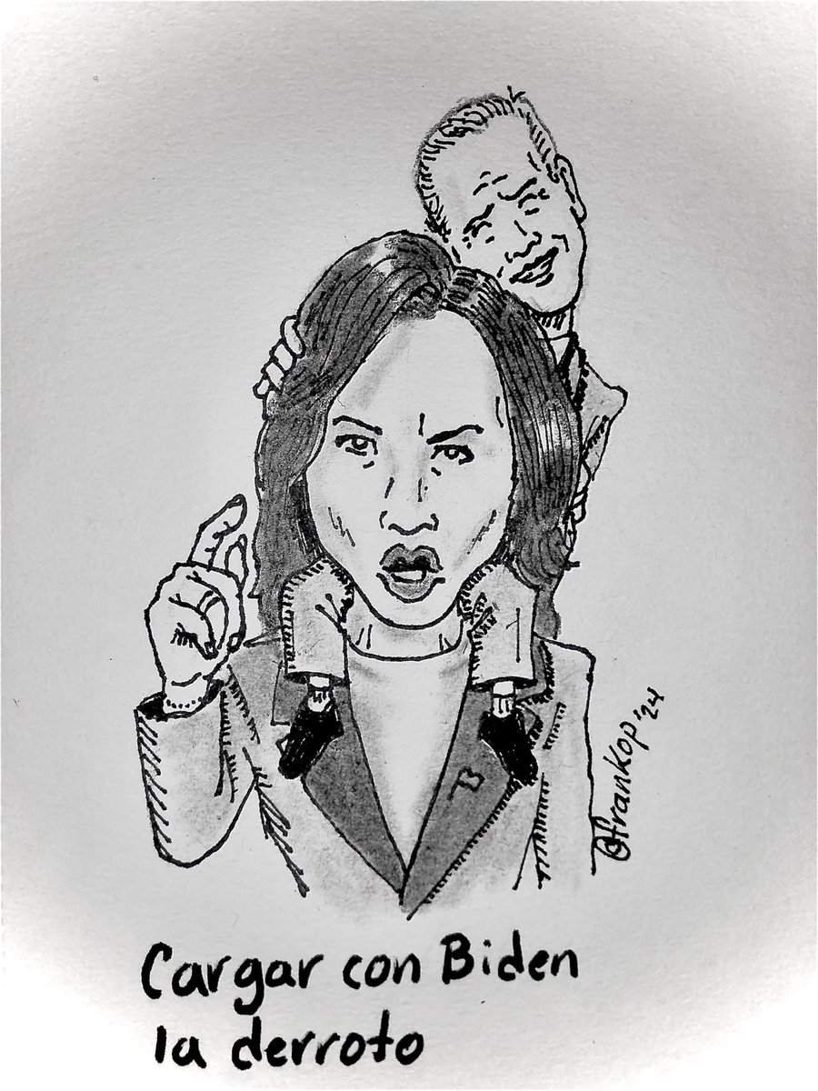 pacopgzz's tweet photo. Cargar con el peso de la demencia de Biden y comenzar tarde su campaña, por la terquedad de los demócratas, fue lo que la derrotó. https://t.co/UMkno4cFb6