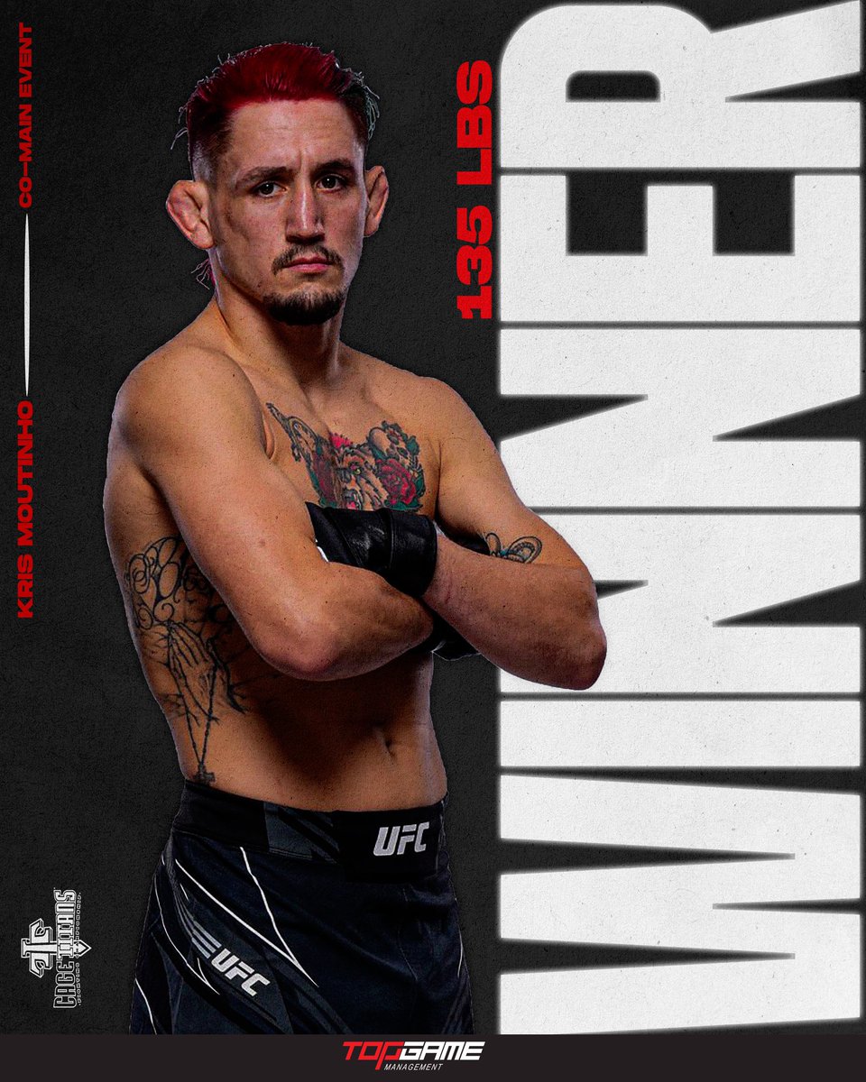TopGameMGMT's tweet photo. 5 in a row for Kris Moutinho!
Congrats to Kris on his 2nd round stoppage at Cage Titans last night. Talk about a win streak!
Keep em coming!
#NewEnglandCartel #NewEnglandMMA #CT68 #TeamTopGame
Art by TJ Carvalho 🖼️ https://t.co/e13DtO688y