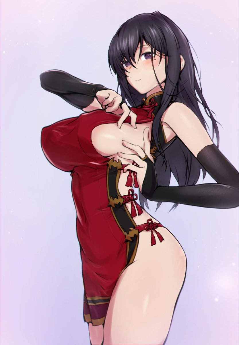 誕生日には間に合わなかったけど描きたかったので肩出し改造キョンシー服着た深沙希さん描いた 

#アリスギアお絵かき 