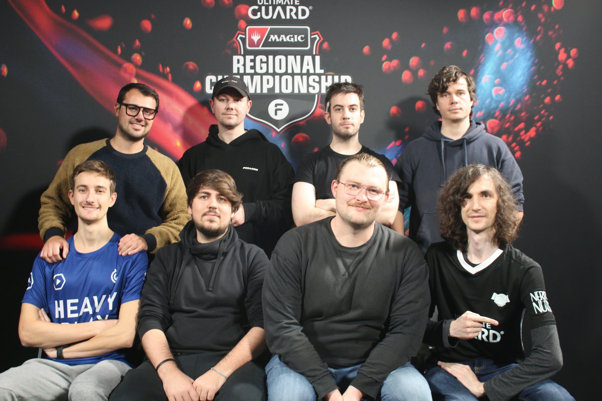 Congratulations to our Top 8 players at the Ultimate Guard EMS Regional Championship Lille! 

Left-to-right, top-to-bottom: Andrea Mengucci, Denny Weinhardt, Sergio Gimenez, Marc Tobiasch, Lorenzo Terlizzi, Gerardo D'Elia,  Max Penzkofer, Stefan Schütz. 

#UGEMS #RCLille #Top8