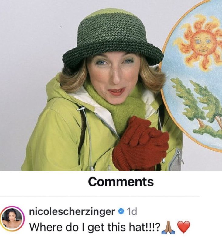 AndyGibsonTV's tweet image. Nicole Scherzinger asking where Miss. Hoolie off of Balamory got her hat from wasn't on my 2024 Bingo Card.

#NicoleScherzinger #Balamory #MissHoolie #JulieWilsonNimmo