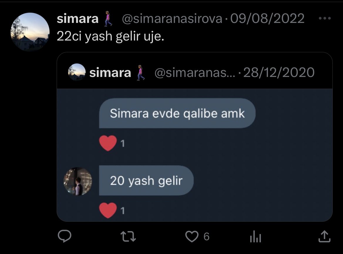 uje 24cu yashim gelir burdasizsa biri Eliye desin ki hele de evdeyem