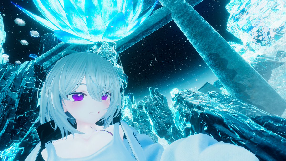 maimaivr's tweet photo. #VRChati なんかめっちゃ綺麗な場所！！！ https://t.co/S0bGY2pvQv