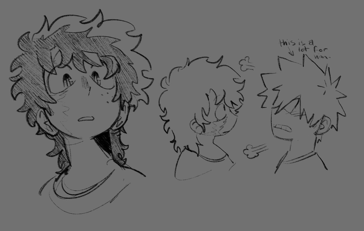 mullet deku….. #bkdk #dkbk