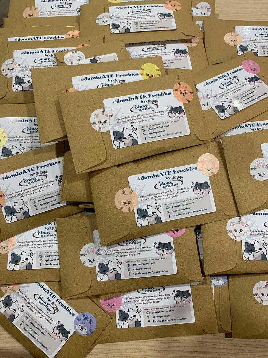 pinayunnies's tweet photo. Our preparations are almost complete for our #dominATE_BULACAN fan support freebies!

Likes &amp; rts are appreciated 💙💚

We will be posting updates on our location on d-day.  See you, STAYS! 

#dominATE_in_Bulacan 
#StrayKids_dominATE 
#StrayKids #loveSTAY https://t.co/GP9OlAHG0g