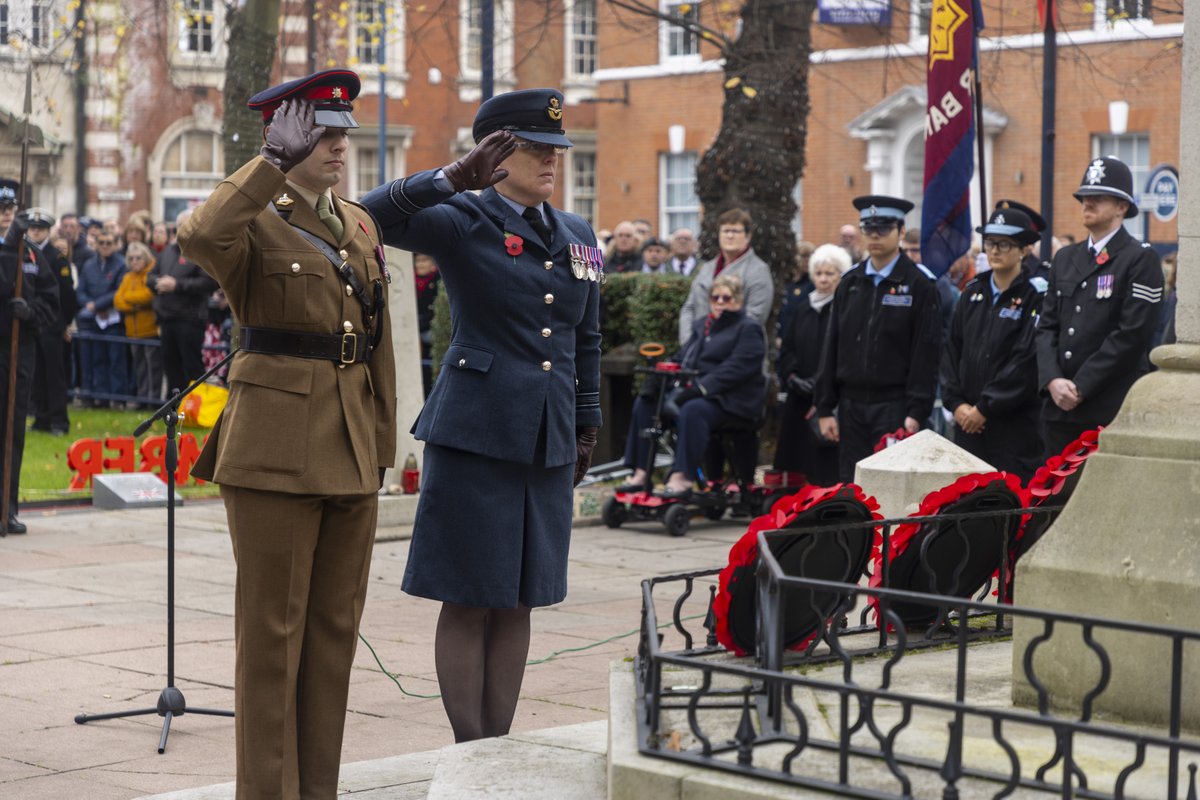 RAFConingsby's tweet photo. We joined with local communities this morning to remember. #RemembranceSunday #LestWeForget https://t.co/GuItPBDyto