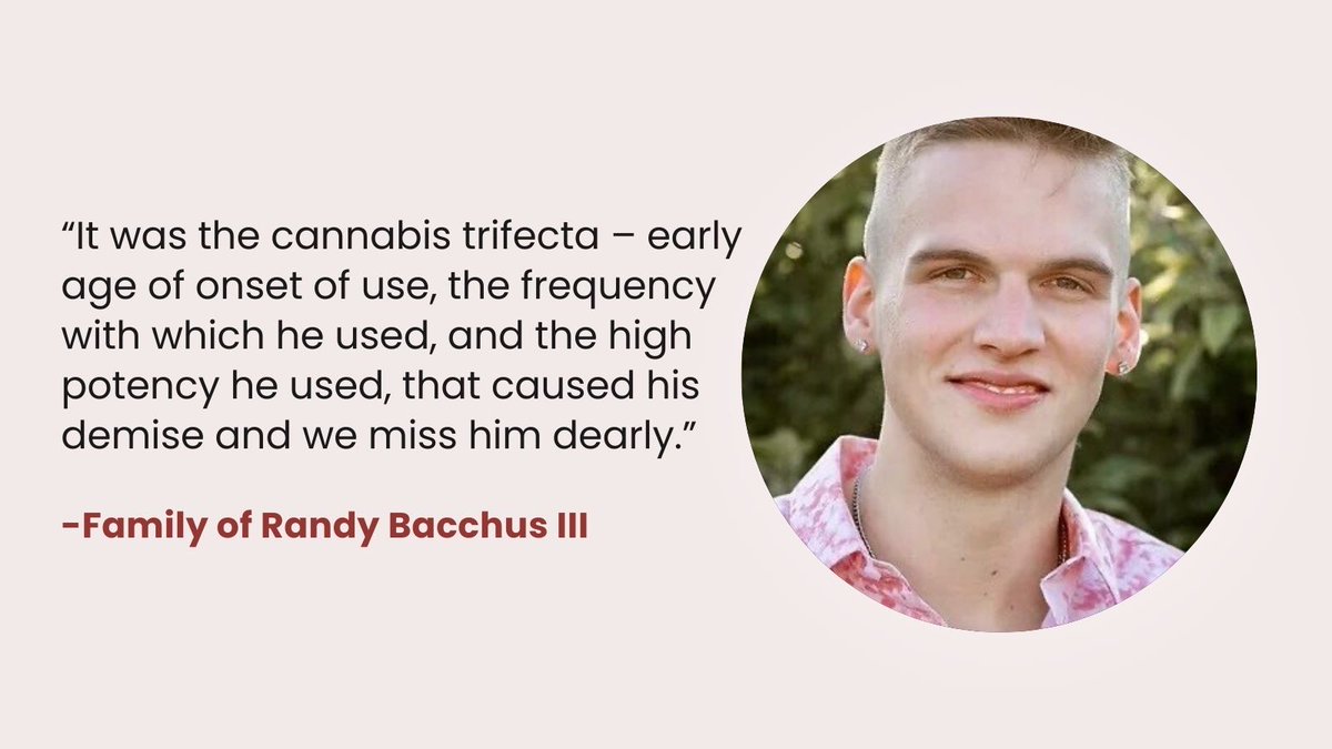 PoppotGroup's tweet photo. Another brilliant young man who died from his cannabis addiction, Randy Bacchus III. https://t.co/d9VxMBgLzY