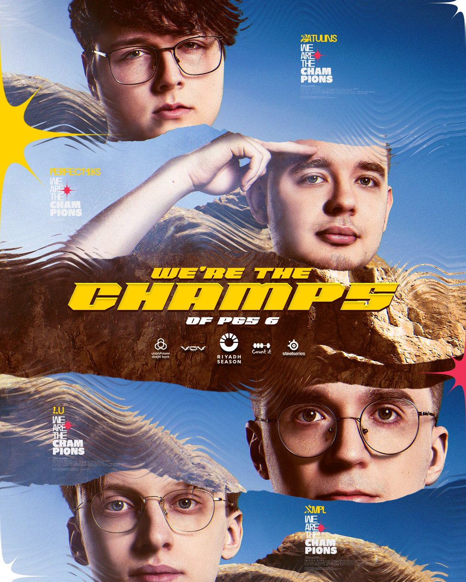 THREE PEAT. PGS 6 CHAMPIONS. 🏆🏆🏆

للمرة الثالثة على التوالي، تويستد أبطال بطولة ببجي العالمية ٦ 🧠

#TwistTheGame