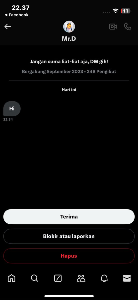 PureTopEnak's tweet photo. kasian banget sama yang modelan begini
siklus hidupnya pasti template

HAI > SALAM KENAL > HILANG https://t.co/b3duKZrOYZ