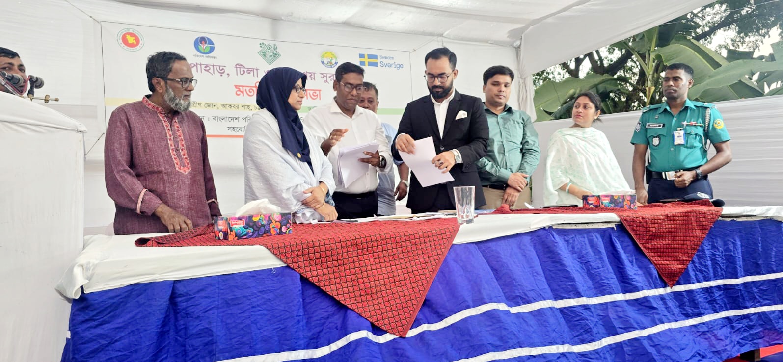 আকবরশাহ’য় ভূমি মালিকদের সভা…