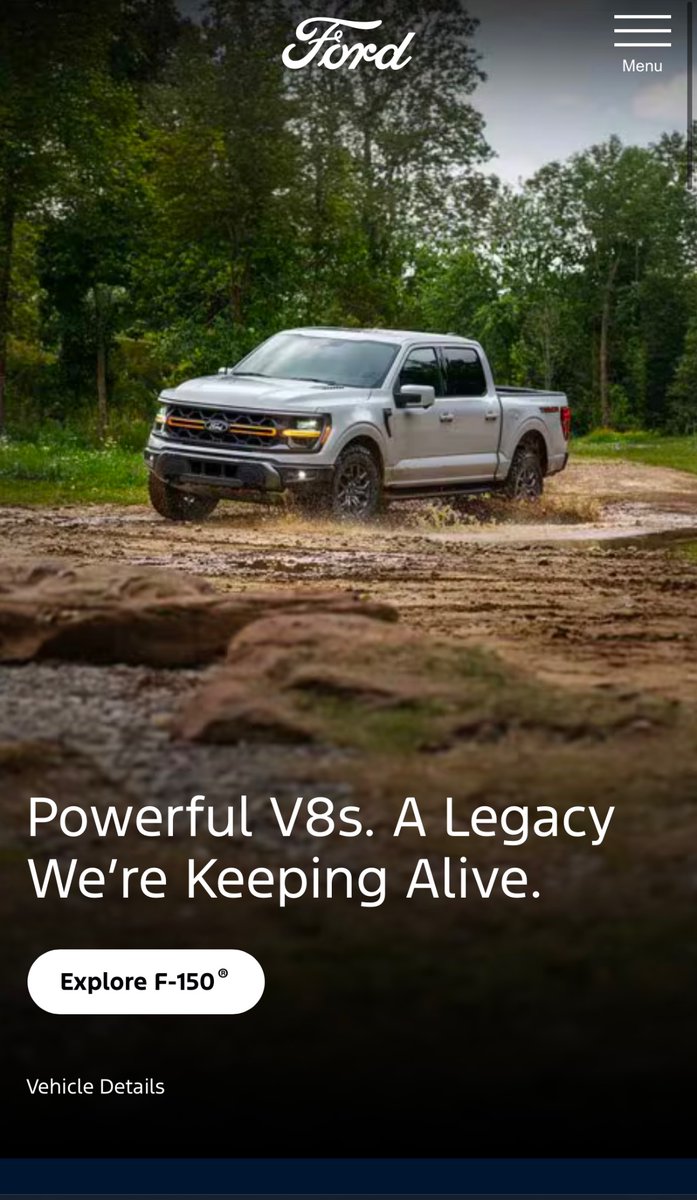 EvilEnPEmpire's tweet image. Trump just elected & this is on Ford’s homepage
We’re so back