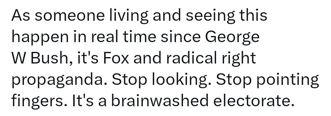 krisbm2's tweet photo. @billscher Dems can't compete with a right leaning media system. They push the republican message. The brand is ashes bc of propaganda. https://t.co/8GVWY3ad9R