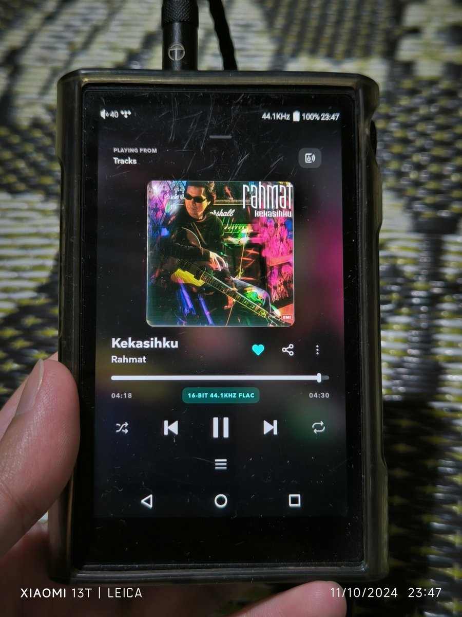 adliqwerty's tweet image. Masih gagah lagi
#tidal 
#shanlingm3x 
#balancedaudio