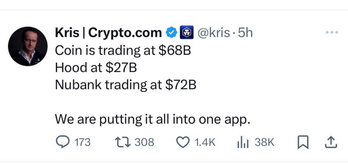 T$T (@topstocktips1) on Twitter photo $CRO <a href="/cryptocom/">Crypto.com</a> is currently only at $3.2B ๐คฏ๐คฏ๐คฏ๐คฏ๐คฏ <a href="/kris/">Kris | Crypto.com</a>
Big correction coming for $CRO
#etc #ethereumclassic #etcpow $BTC $ETH $USDT $SOL $BNB $USDC $DOGE $XRP $ADA $SHIB $TRX $TON $AVAX $LINK $BCH $SUI $DOT $NEAR $LTC $CRO <a href="/cryptocom/">Crypto.com</a> is currently only at $3.2B ๐คฏ๐คฏ๐คฏ๐คฏ๐คฏ <a href="/kris/">Kris | Crypto.com</a>
Big correction coming for $CRO
#etc #ethereumclassic #etcpow $BTC $ETH $USDT $SOL $BNB $USDC $DOGE $XRP $ADA $SHIB $TRX $TON $AVAX $LINK $BCH $SUI $DOT $NEAR $LTC