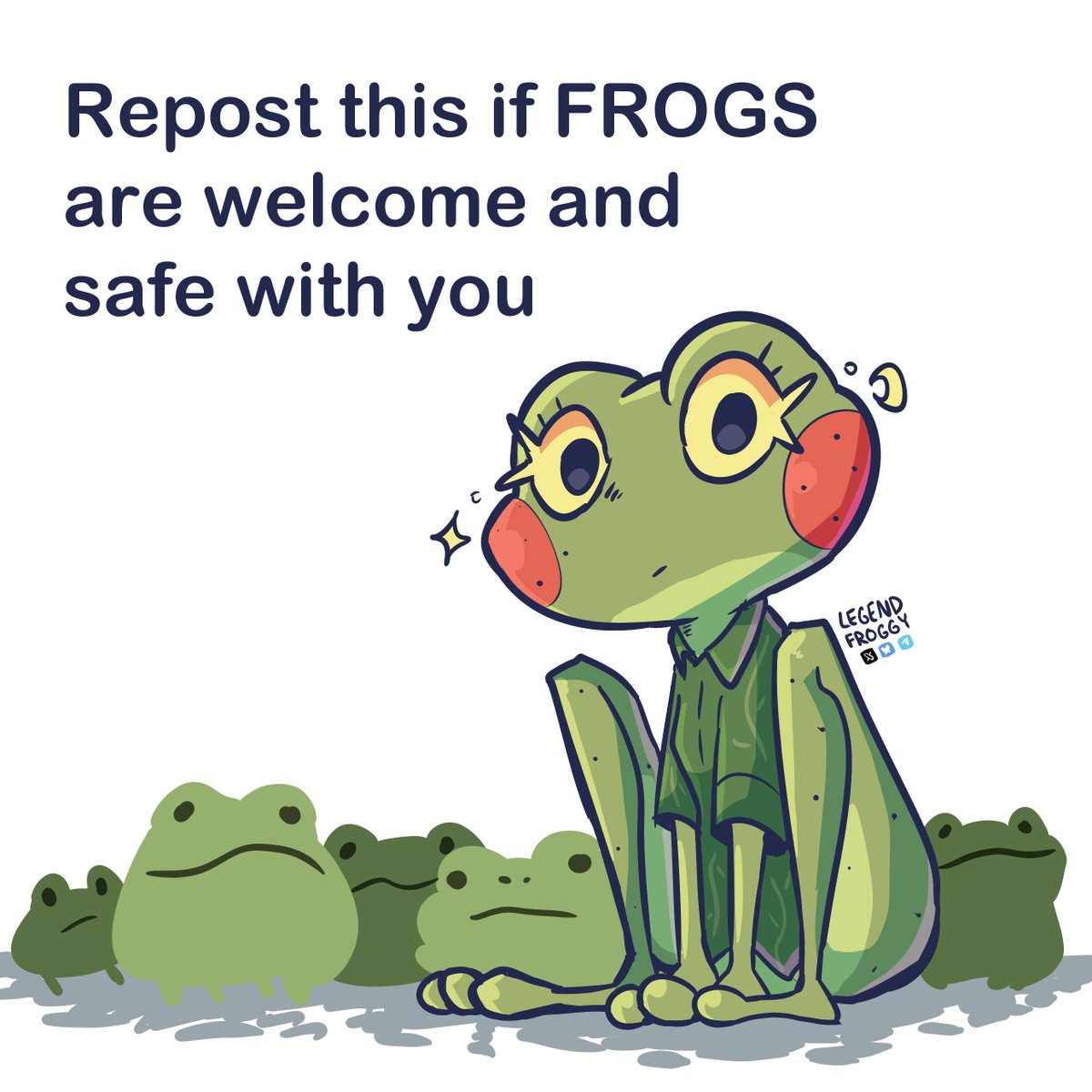 legendfroggy's tweet image. My froggy mutuals, you know what to do 🐸