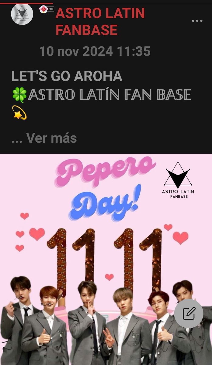 astrolatinfanb's tweet photo. 🗓️ POST DEL DIA (11/11) CHOEAEDOL❤️

🗳️ Vota tus ❤️ diarios en la foto y se guardará el 10% para futuros eventos. 

🚨 GUARDA TUS 💜 PERMANENTES PARA PRÓXIMOS EVENTOS 

Link del post:
https://t.co/HOo1B1pwKp

🍀 ALFB Team Choeaedol
#ASTRO  #아스트로  @offclASTRO 💫 https://t.co/trveX3IpMJ