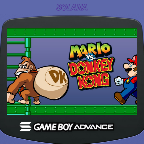 solanaGBA's tweet photo. Mario Vs. Donkey Kong

🐵Take control of Mario and the Mini-Marios in a mix of puzzles and platforming, the original arcade showdown. 

#MarioVsDonkeyKong $sGBA https://t.co/P21TfeEgqu