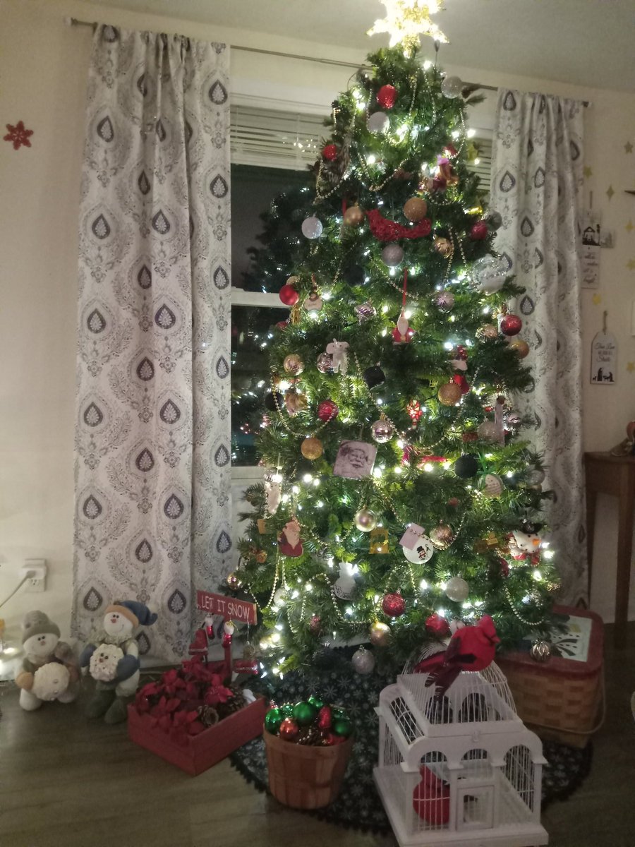 ChristineAdank's tweet photo. It's festive, yet cozy in my house! I love it so much! https://t.co/WbttzCkiFM