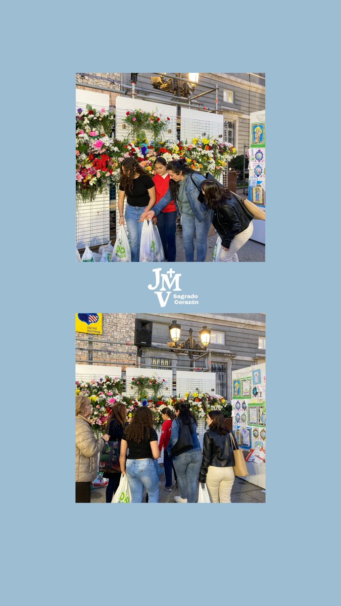 JMVSCorazon's tweet photo. 🫂VIRGEN DELA ALMUDENA🫂

Con motivo de la festividad de nuestra Patrona, la Virgen Santa María la Real de la Almudena, los miembros de JMV y sus familiares hemos ido a visitarla, ofreciendo alimentos y nuestra oración. https://t.co/ec5SDsBqsC