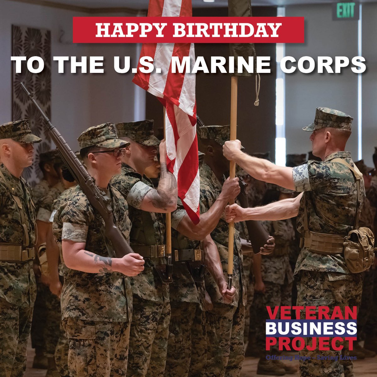 VetBizProject's tweet photo. Happy Birthday to the United States Marine Corps @USMC ! Today, we proudly honor the legacy & courage of the U.S. Marines. For 249 years, the Marines have stood as a symbol of strength, dedication, & unwavering service to our nation.
#MarineCorpsBirthday #VeteranBusinessProject https://t.co/pbsZo425rM