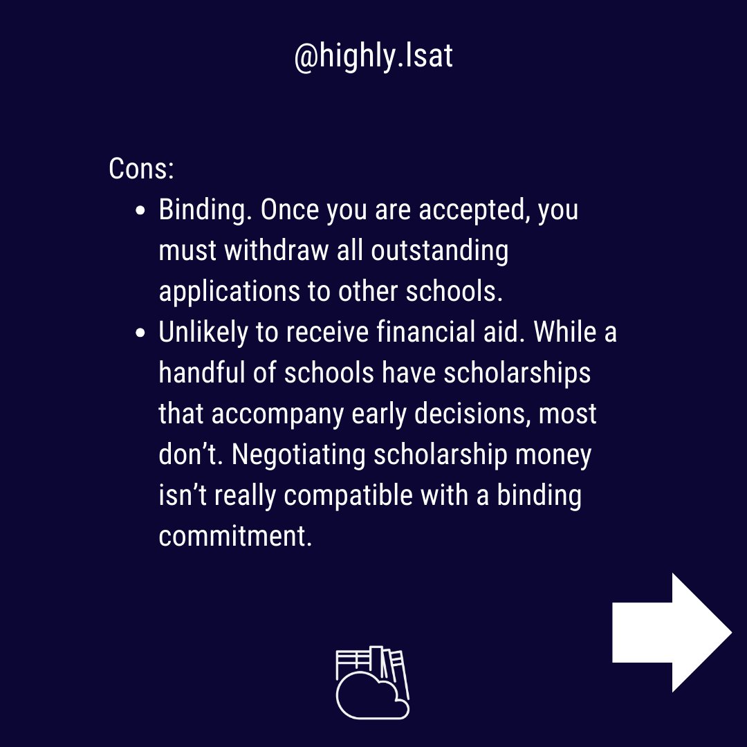 Highly_LSAT's tweet image. As numerous early decision deadlines approach, you may still be considering your options. I hope you find this guidance useful!
#lsat #lsatsuccess #smashthelsat #crushthelsat #highlsatscore⁠ #lsatprep #lsatquestions #lsatmotivation #lsattutor #lsatinstructor #lsatteacher