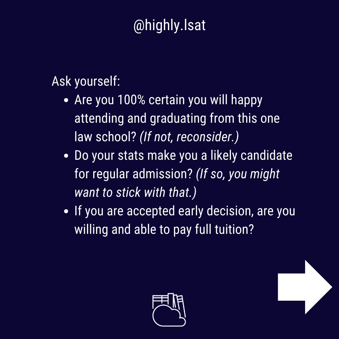 Highly_LSAT's tweet image. As numerous early decision deadlines approach, you may still be considering your options. I hope you find this guidance useful!
#lsat #lsatsuccess #smashthelsat #crushthelsat #highlsatscore⁠ #lsatprep #lsatquestions #lsatmotivation #lsattutor #lsatinstructor #lsatteacher