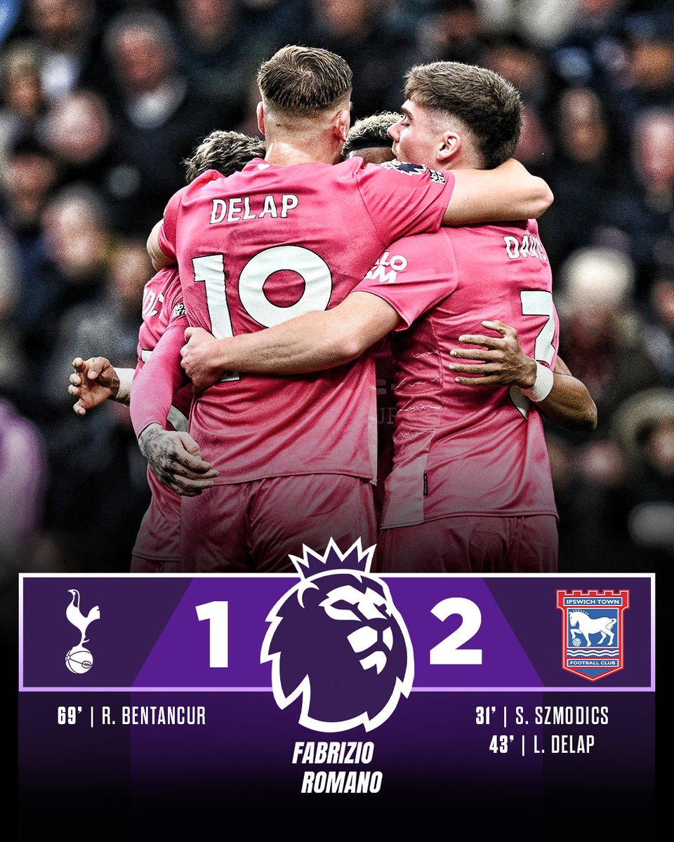 Big first win for Ipswich Town against Spurs! 🚜
