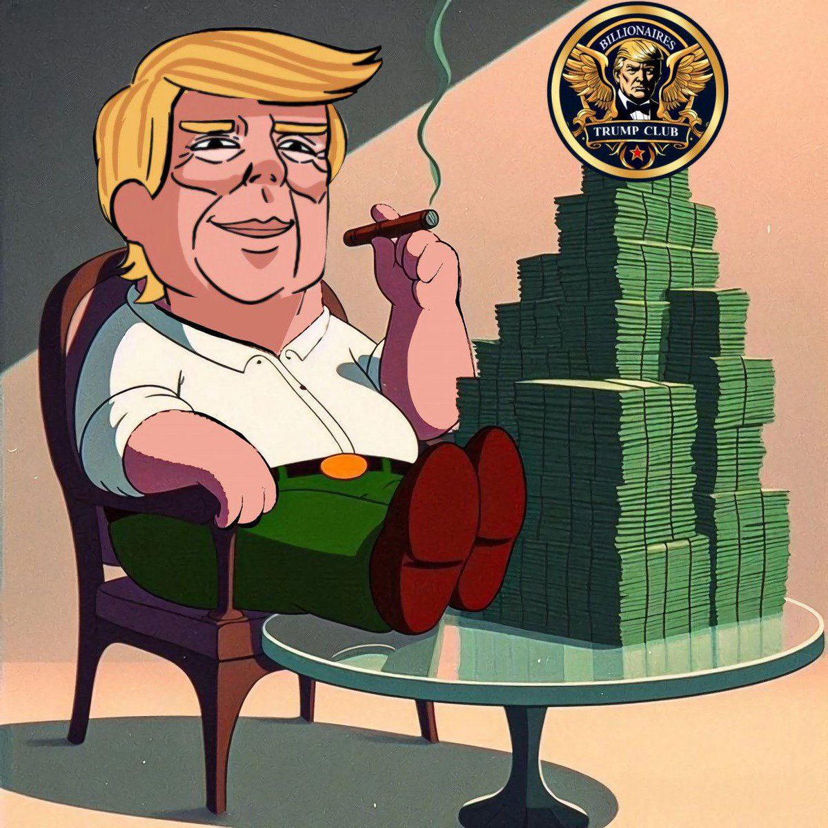 BilTrumpClub's tweet photo. It’s a Trump-led bull run, and the club just got exclusive 😎 
$BTC https://t.co/f14tSD6Oy8